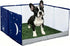 Bencacawinstyle Dog Grass Pad with Tray,Foldable Dog Litter Box with High Walls,Odor Free