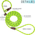 7Ft Slip Lead Dog Leash for Small Dogs, Lightweight Nylon Rope No Pull Training Leash, Green