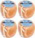 4 Pack (4.4 lb 100% (4) Himalayan Salt Lick for Horses & Livestock Each) | Natural Pink Salt on Rope | Supports