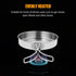 6.29In Angoily Portable Non-Stick Frying Pan Outdoor Cooking Pot with Foldable Handle for Camping Hiking Travel