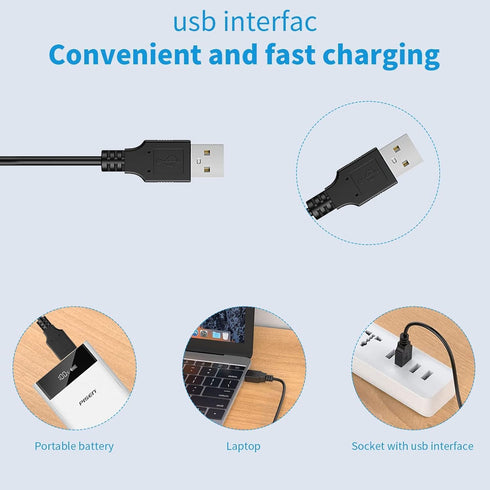 Replacement BOUSNIC Dog Clippers Charger USB Charging Cable for BOUSNIC Cordless Pet Hair Grooming Clippers