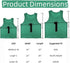 Set 12 Pack Scrimmage TOEPODO Pinnies of Vests Soccer Bibs Team Practice Pinnies with Drawstring Bag & Captain's