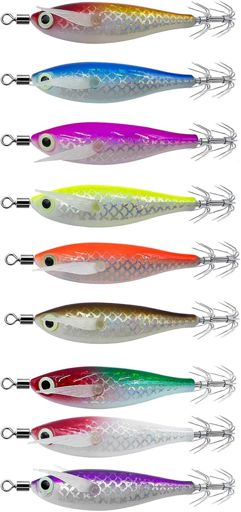 GMBYLBY Artificial Shrimp Cuttlefish Round Belly Fishing Baits for Enhances Attractions Fishing Lures for Fishing