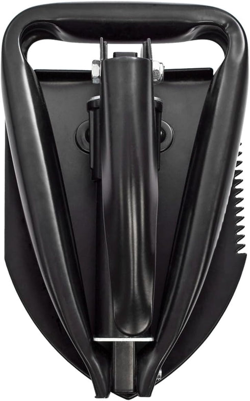 SOG Entrenching Tool, 18.25 Inch Folding Survival Shovel with Carry Case, Black