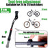 RBRL Adjustable Bike Kickstand, Aluminium Alloy Bicycle Stand for 18mm Hole Spacing, Fits 24''-29'' Mountain/Road