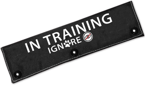In Training Ignore Black Dog Leash Sleeve Wrap, Dog Walking Accessory - Pet Birthday Gift for Dog Owners