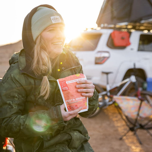 Backpacking Backpacking GOOD TO-GO Pasta Marinara (Single Serving) |Camping & Food | Just Add Water Meals | Good To-Go