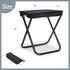 KOKSRY Backpacking 16 Camping Stool, Portable Folding Stool, Aluminum Ultralight Stool Suitable for Outdoor Gardening