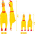 MCPINKY 3PCS Rubber Chicken Dog Toys, Squeaky Chicken Toys Prank Novelty Toy Screaming Chicken Toys for Prank Noise Maker Dog Toys