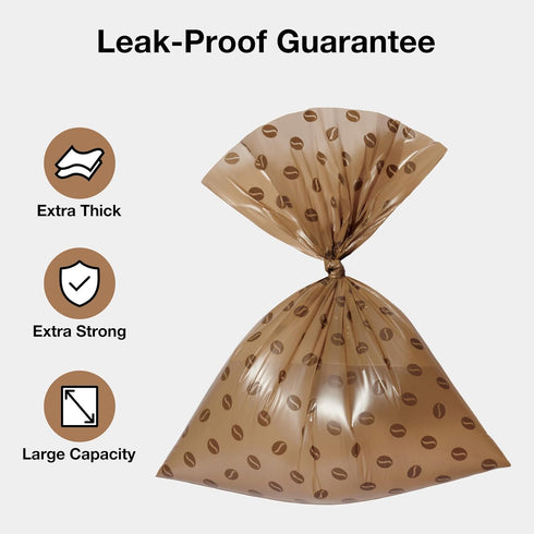 540 Count 9" 13" (36 VETRESKA Dog Poop Bags, Coffee Scented Waste Bags, Leak Proof, Extra Thick, x Large Dog Pet Bags