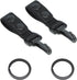 LUITON Duty Belt Keeper with Key Holder for 2¼" Wide Belt, Nylon Keychain Police Key Strap Keeper with Snap Clip