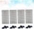 Fish Tank Separator Grid, 1 Set Aquarium Divider Panels, Spliced Lattice Plate for Betta Aquarium Supplies