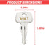 A147 SKS roof rack key,Replacement Keys for Yakima SKS Roof Racks,Crossbars,Carriers.(Code A147) by VIDABTE