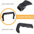 Zerodeko 10Pcs Portable Plastic Pet Cage Handles, Easy Install, Comfortable to Hold, Black
