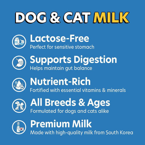 10 Pack (60.87oz) SuperPaw Pet Milk Lactose-Free Dog & Cat Milk for All Breeds and Ages, Easy to Digest, Liquid Formula