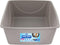 Petmate Open Cat Litter Box, Extra Large Nonstick Litter Pan, Durable Standard Litter Box, Mouse Grey