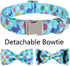 ARING PET Easter Dog Collar with Bow, Adjustable Cute Egg Rabbit Bowtie for Small Medium Large Dogs