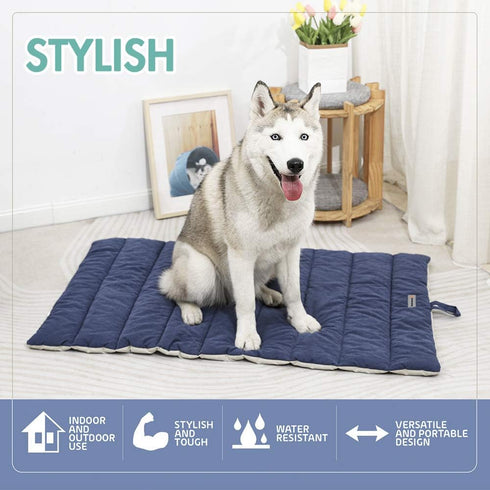 Outdoor Dog Bed, Waterproof and Washable, Large Size, Durable, Portable Camping Travel Pet Mat