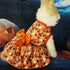 ANIAC Halloween Puppy Dress for Small Dog Pumpkin Ghost Cat Costumes Orange Bow tie Pet Clothing for Kitten Chihuahua Yorkie Poodle (Large, Orange)