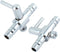 Stainless Steel Air Pump Control Valve, Single Way Air Valve Distributor for Aquarium Pump, 1.2X 0.83x 0.31inch (Silver