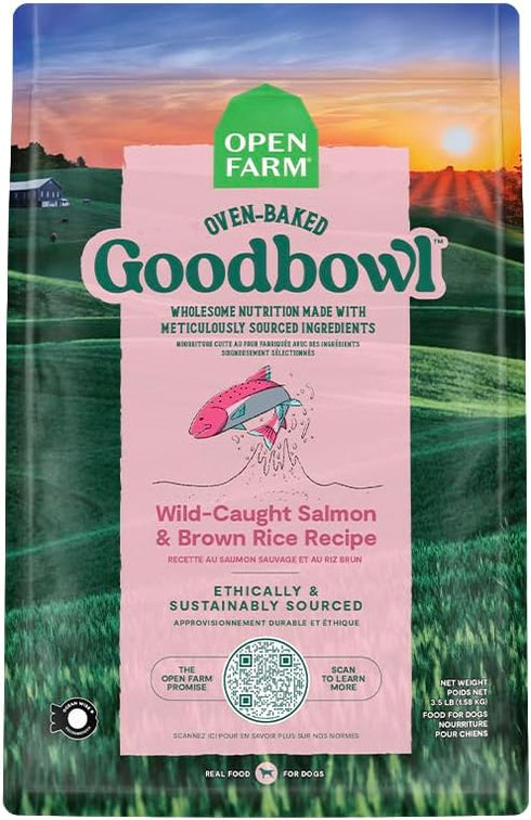 Open Farm Goodbowl Salmon & Brown Rice for Dogs, 3.5 lbs