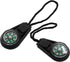 Kemcatui 10 Pcs Mini Compass Bulk Zipper Pull Tiny, Waterproof Survival Compass for