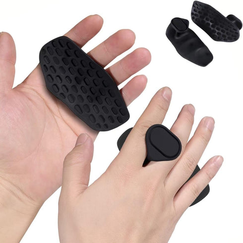 NiuMid Anti-Slip Workout Grips - Ergonomic Rubber Hand Protector Gloves for Weight Lifting,