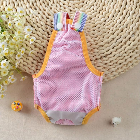 Rstoznu Dog Sanitary Diaper Polka Dot Striped Female Dog Sanitary Panties Cute Compatible with Outdoor Polka Dot (Blue