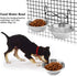 Owlike Stainless Steel Dual Hanging Food Water Bowl Feeder with Hook for Cat Pet Dog Puppy Crate Cage