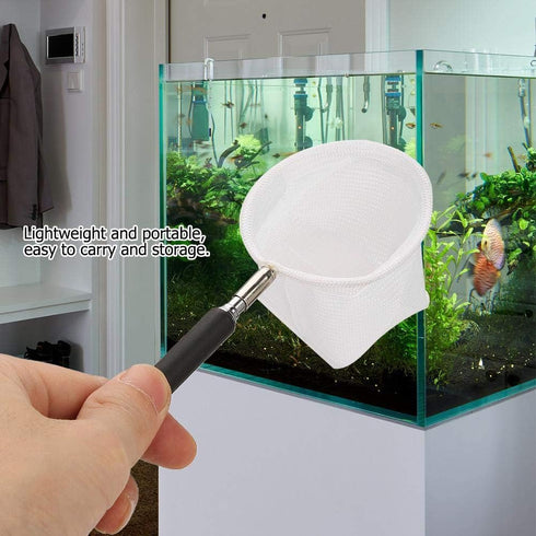Adjustable Mini Fishing Net Pole - Expandable for Aquarium Tank Shrimp, 20-57.5cm
