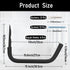 Heavy Duty Garage Storage Kayak Hook, 55LBS Capacity, 15 Inch Canoe Hanger for Surfboards, Ladders, Beach Chairs,