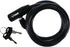 HME Self-Coiling 6-Foot Protective Hunting Tree Stand Cable Lock, Durable and Reliable, 2 Keys Included