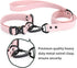 Waterproof Dog Collar and Leash Set with Adjustable Quick Release Buckle for Large, Medium, Small Dogs (Large, Purple)