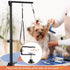 Dog Grooming Arm with Clamp, Adjustable Table Arm with Two No Sit Haunch Holder, Foldable Pet Supplies