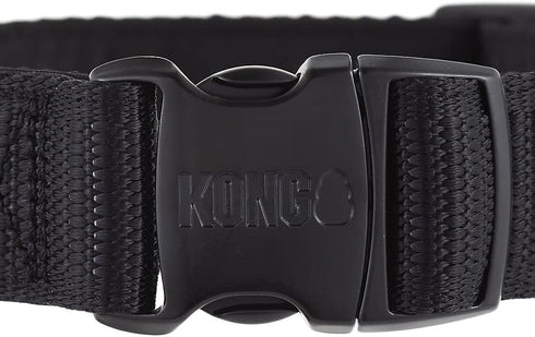 KONG Max HD Ultra Durable Neoprene Padded Dog Collar (Large, Black)