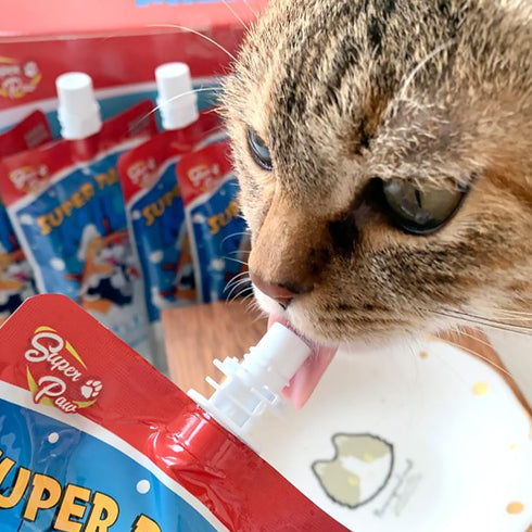 10 Pack (60.87oz) SuperPaw Pet Milk Lactose-Free Dog & Cat Milk for All Breeds and Ages, Easy to Digest, Liquid Formula