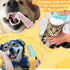 7pcs Pet Grooming Kit, Self-Cleaning Brush Shedding Kit with Nail Clipper, Flea Comb, Shampoo Bath Brush, Finger