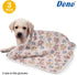 Dono 1 Pack 3 Dog Blankets, Soft Fluffy Fleece Pet Blanket Warm Sleep Mat with Paw Print Design for Dogs