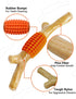 SCHITEC Dog Chew Toy for Aggressive Chewers, Tough Big Nylon & Rubber Teething Stick with Real Bacon Flavor