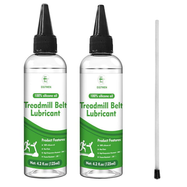 EIGTWEN 2 x 125ml Treadmill Lubricant for Belt, 100% Silicone Treadmill Oil,