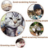 140pcs Cat Nail Caps Kitten Caps, 4 Glitter Colors + 10 Colorful Cat Nails Caps Covers