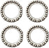 Cryspearl E-Bike Steering Headset Ball Bearings Set of 4, Steel Construction, 1.57 x