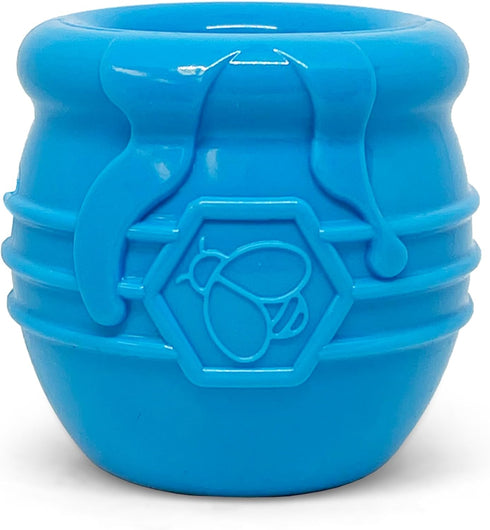 SodaPup Honey Pot, Durable Dog Treat Dispenser & Enrichment Toy Made in USA from Non-Toxic Rubber Material