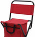 equlup 40kg Folding Fishing Chair, Load Portable Leisure Back Chair with Bag Comfortable Camping Stool for Outdoors
