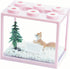 Small Sea Monkey Tank, Stackable Mini Betta Fish Tank Kit with Gravel, Moss Ball, 0.27 Gallon