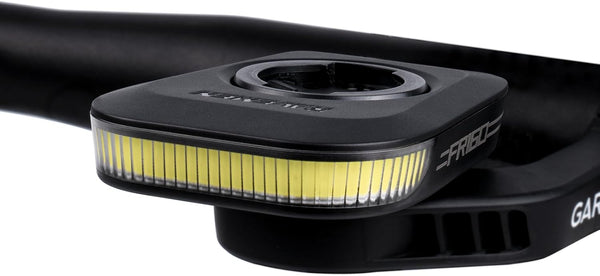 RAVEMEN FR160 Compatible with Garmin Cycling GPS Computer - IPX6 Waterproof Bicycle Front Light with 6 Modes