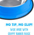Blue No-Tip No-Slip Stainless Steel Bowl, 40oz Kahuna