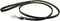 4' Genuine Leather Classic Dog Leash, Black, 3/8" Wide for Small Breeds and Puppies