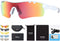 ITSCOOL Polarized Sports Sunglasses with 5 Interchangeable Lenses for Men Women, Softball, Baseball, Pickleball,