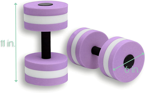 Trademark Innovations Lightweight Aquatic Exercise Dumbbells